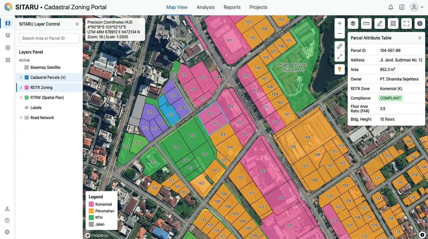 SITARU Cadastral & Zoning Map Portal